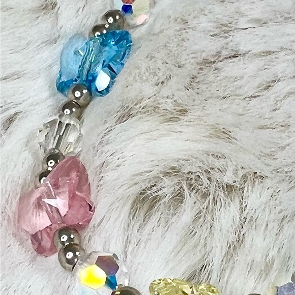 Swarovski crystal with sterling silver beads - Picture 4 of 5